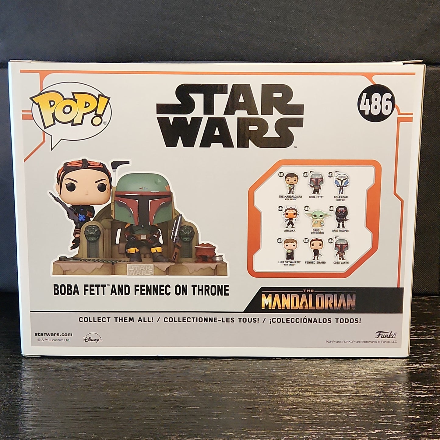 Funko Pop! Television- Star Wars: Boba Fett & Fennec on Throne