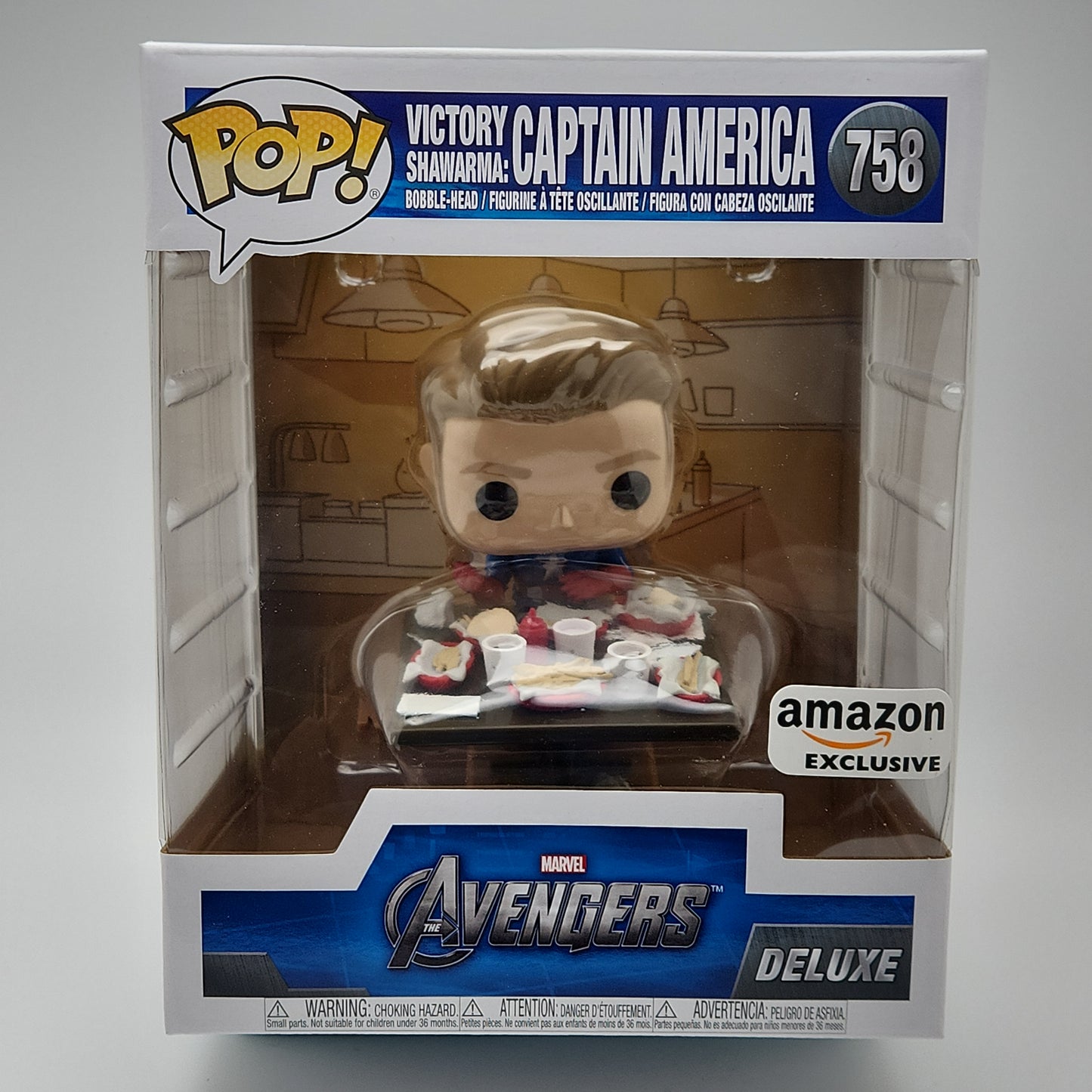 Funko Pop! Marvel- Victory Shawarma Series: Captain America