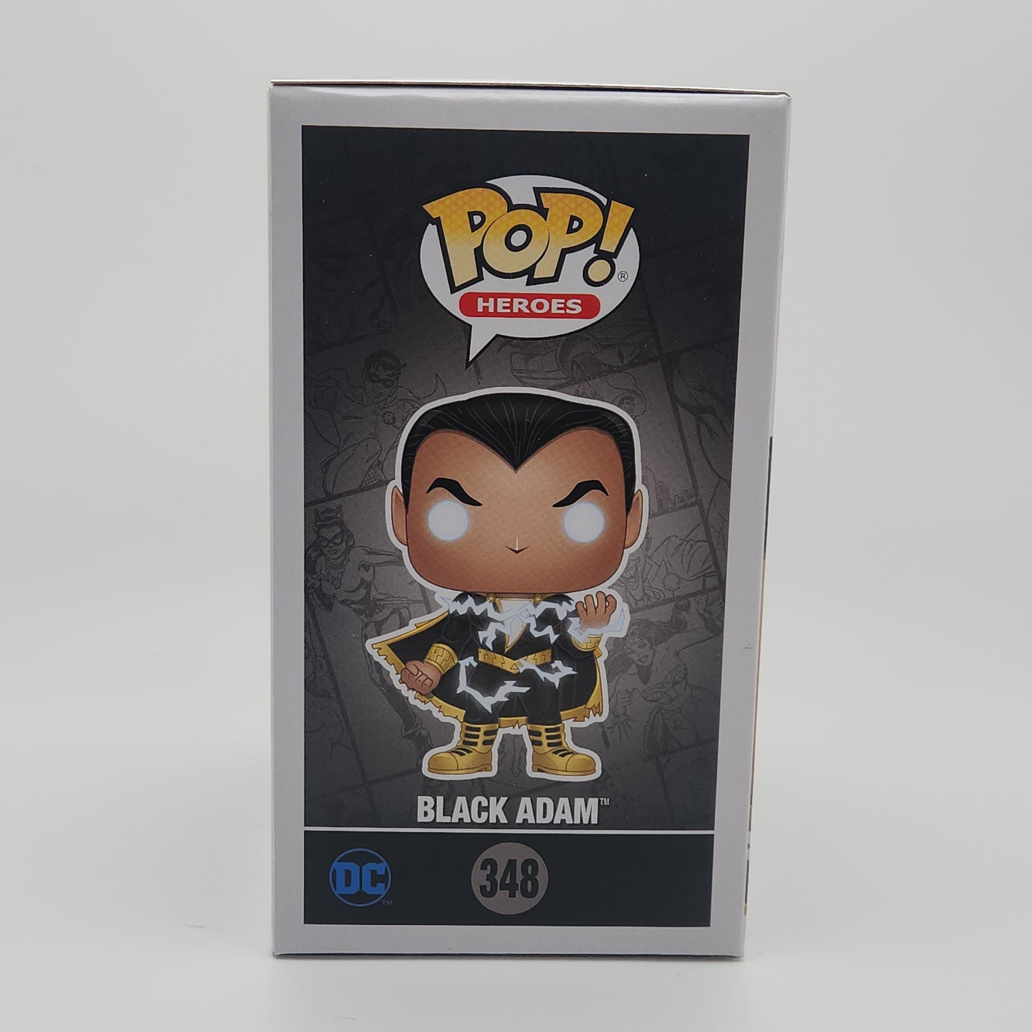 Funko Pop! Heroes- Black Adam w/ Energy (Glows in the Dark)