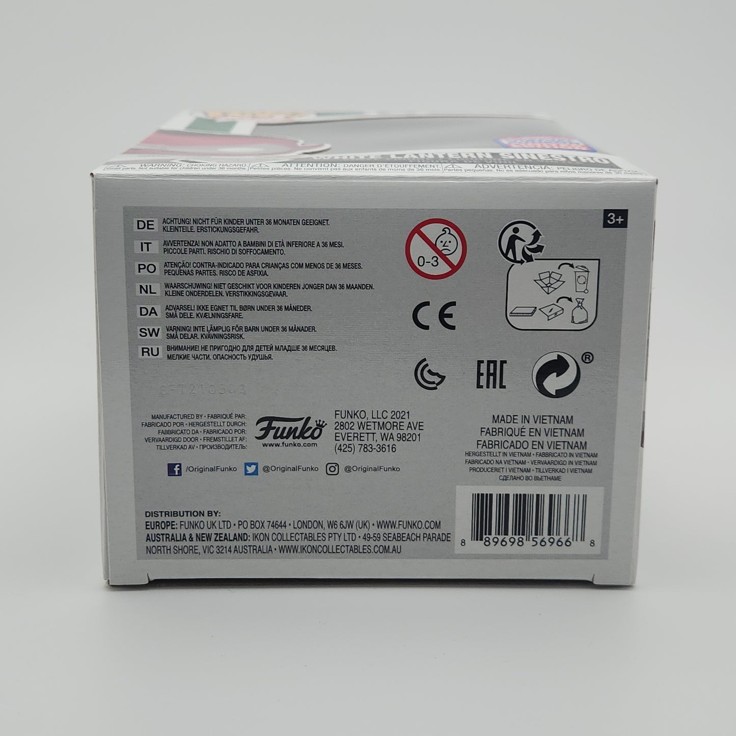 Funko Pop! Heroes- Green Lantern: White Lantern Sinestro