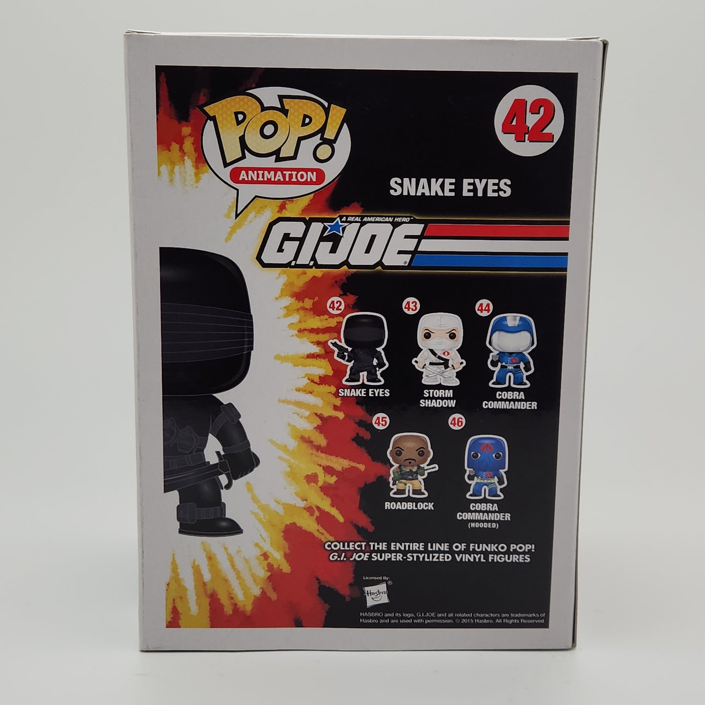 Funko Pop! Animation- G.I. Joe: Snake Eyes (Bait)