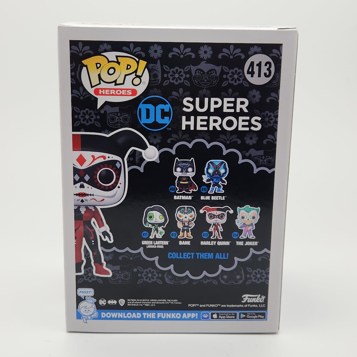 Funko Pop! DC Super Heroes- Harley Quinn (Dia De Los Muertos)