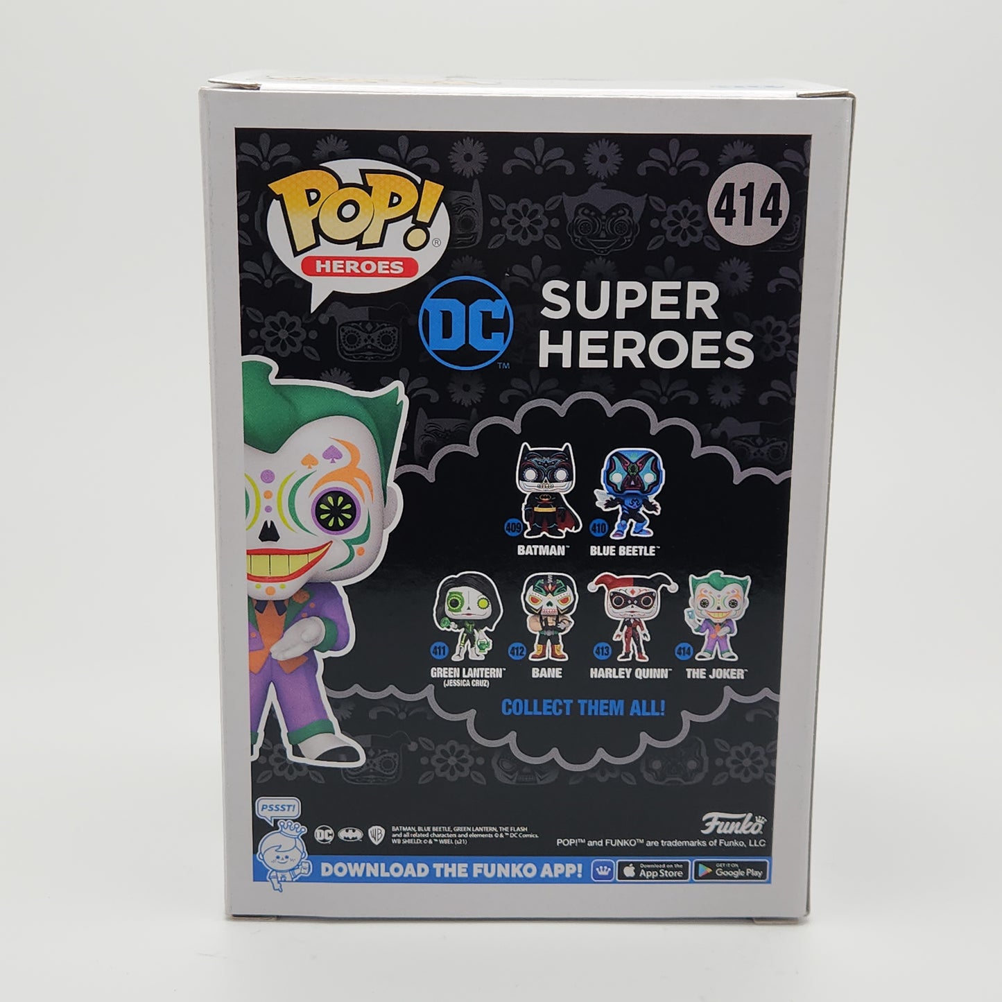 Funko Pop! DC Super Heroes- The Joker (Dia De Los Muertos)