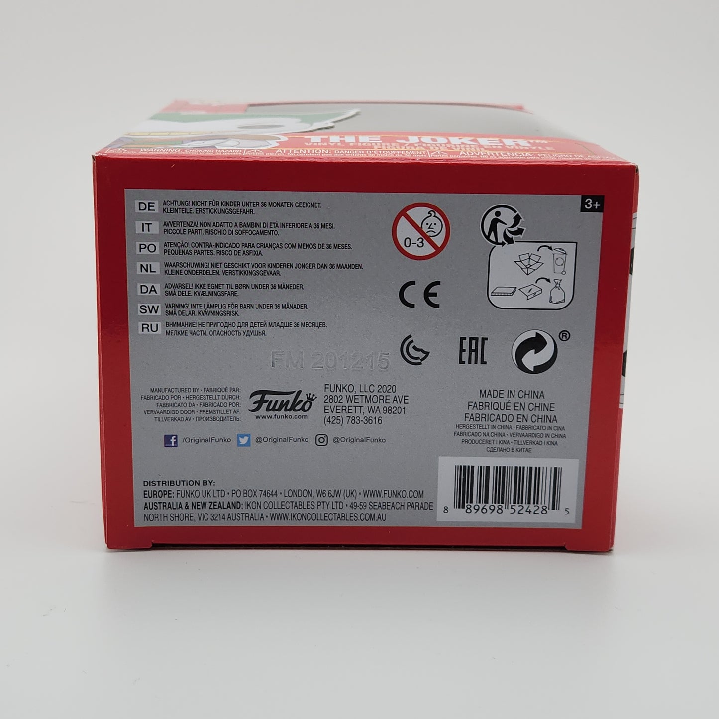 Funko Pop! DC Heroes- The Joker (Imperial Palace)