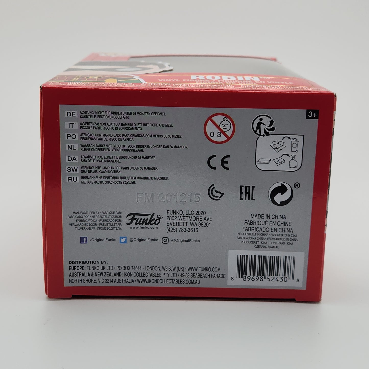 Funko Pop! DC Heroes- Robin (Imperial Palace)