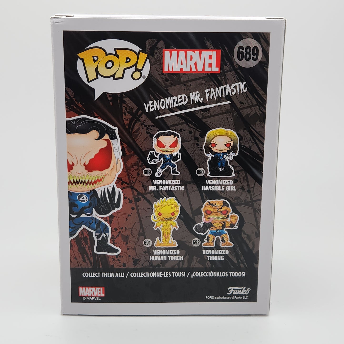Funko Pop! Marvel- Venom: Venomized Mr. Fantastic (Metallic)