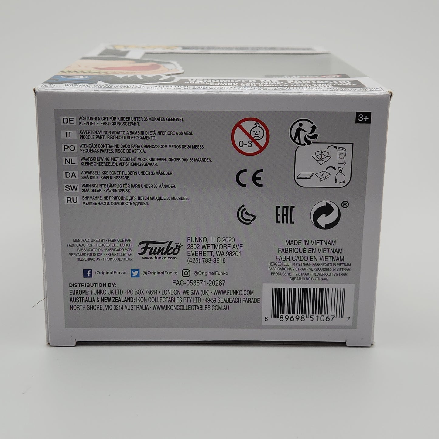 Funko Pop! Marvel- Venom: Venomized Mr. Fantastic (Metallic)