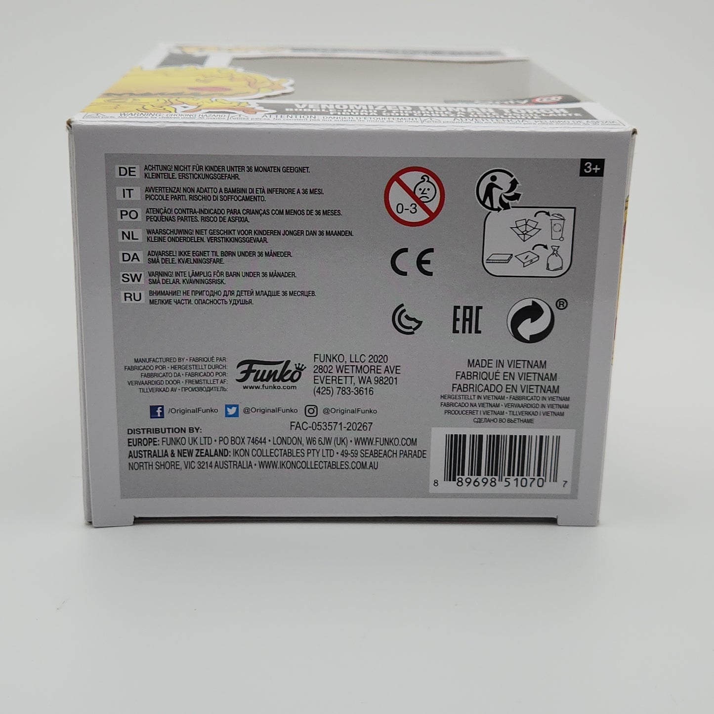 Funko Pop! Marvel- Venom: Venomized Human Torch