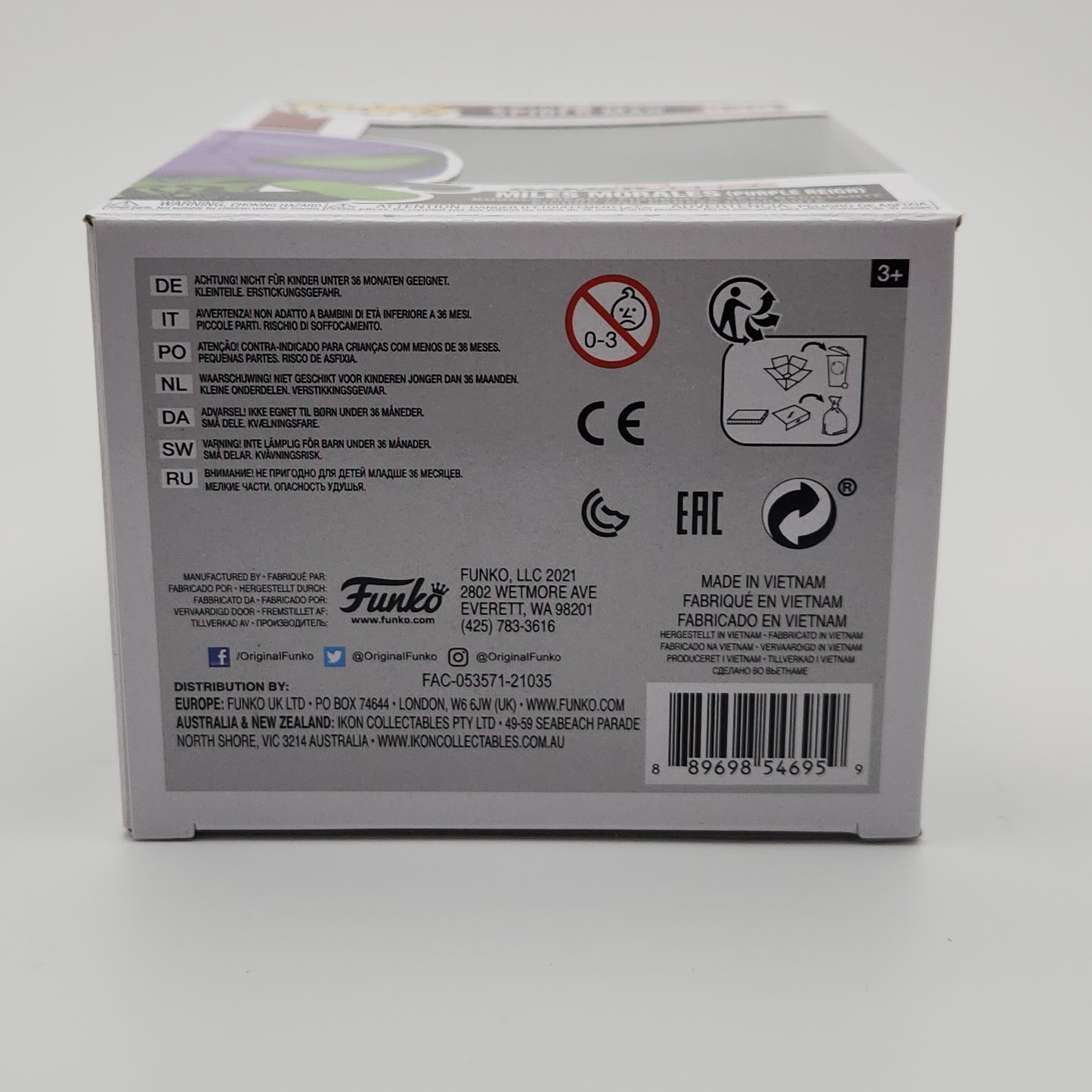 Funko Pop! Marvel- Spider-Man: Miles Morales (Purple Reign Suit)