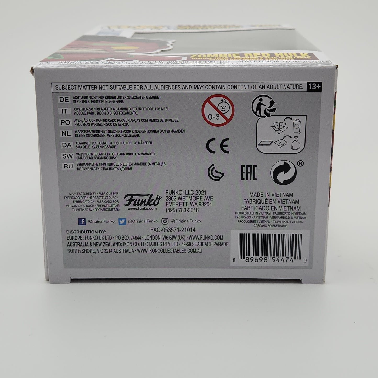 Funko Pop! Marvel Zombies- Zombie Red Hulk