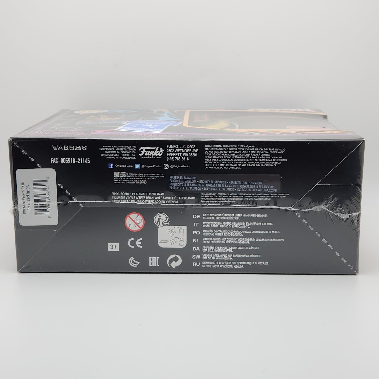 Funko Pop! & Tees- Venom (Eddie Brock) Large