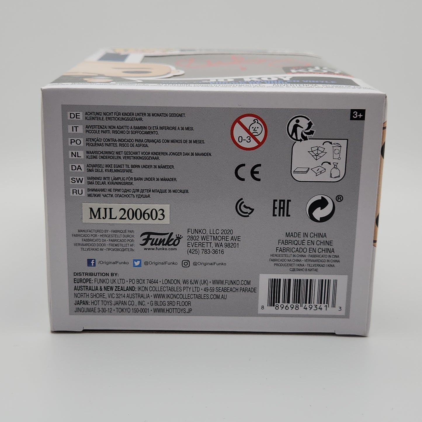 Funko Pop! Comedians- Jo Koy (Autographed)