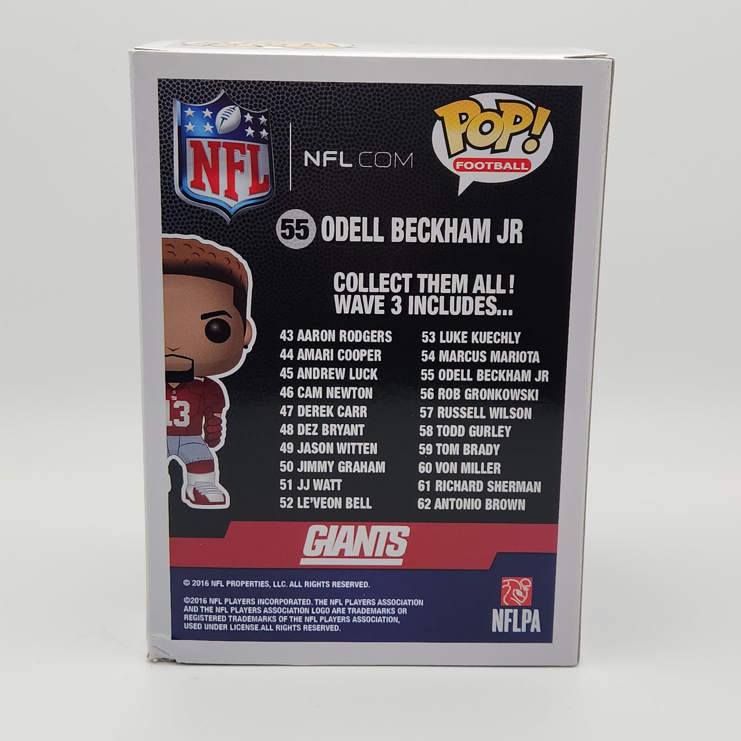 Funko Pop! Football- NY Giants: Odell Beckham Jr