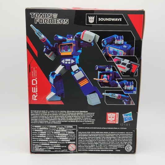 Transformers- R.E.D. Soundwave Acrion Figure