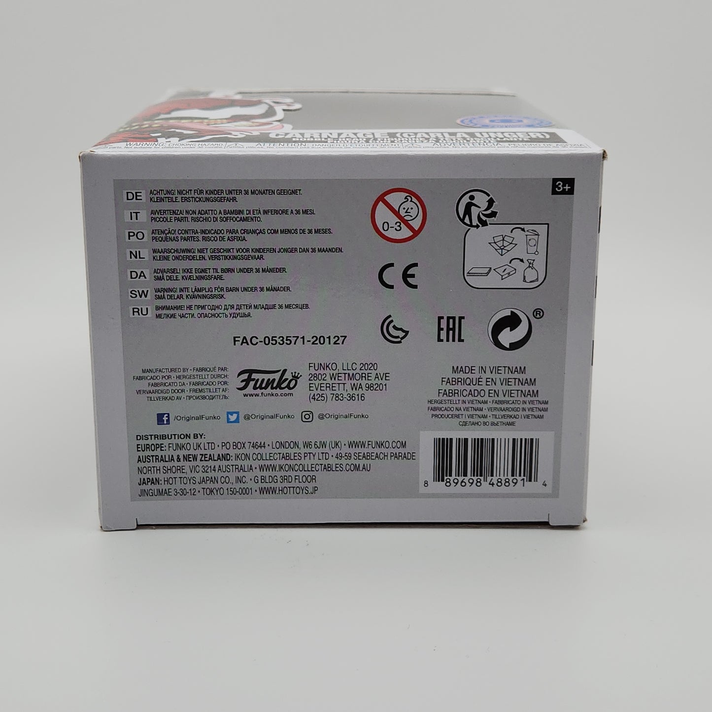 Funko Pop! Marvel- Venom: Carnage (Carla Unger)