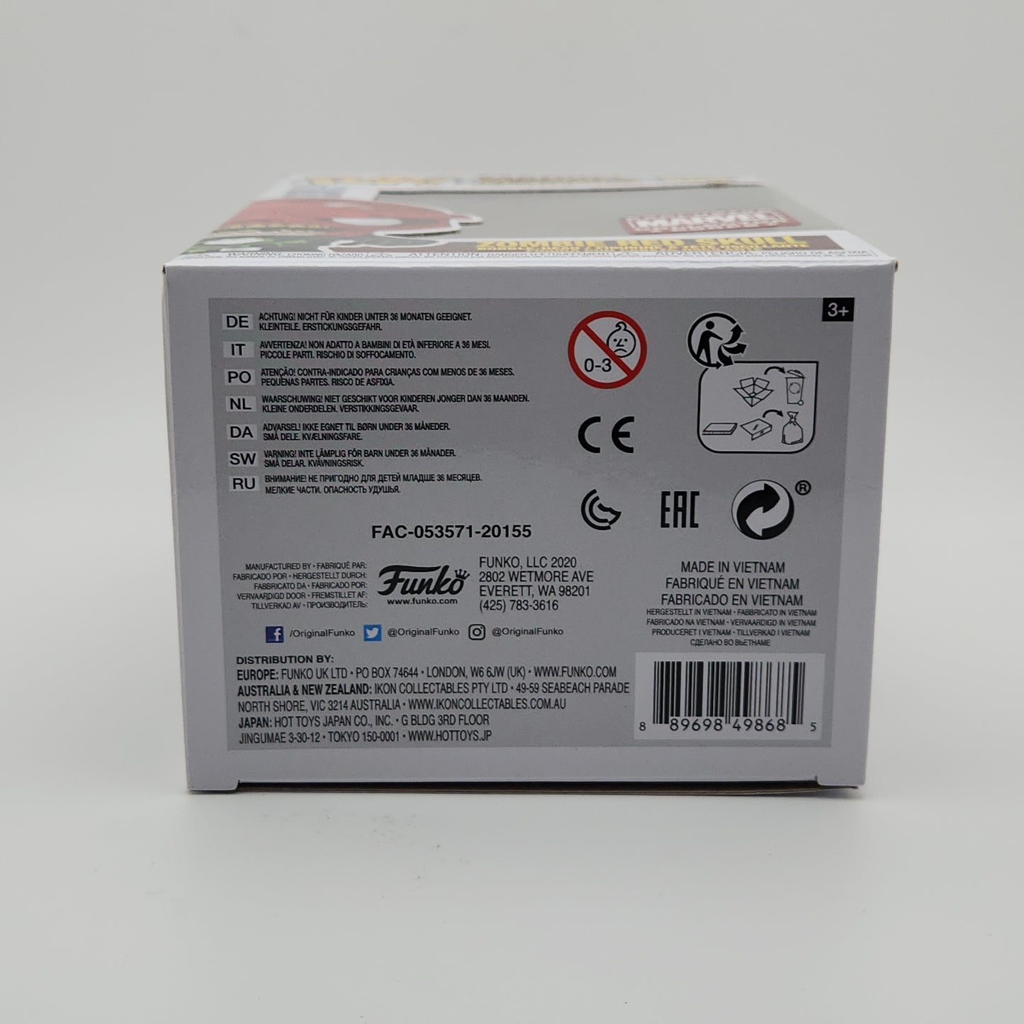 Funko Pop! Marvel Zombies: Zombie Red Skull