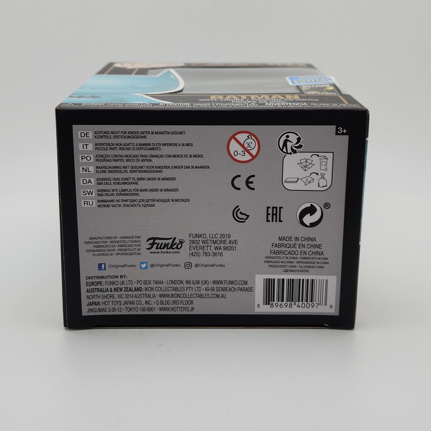 Funko Pop! Heroes- Batman: Batman (Teal Chrome)