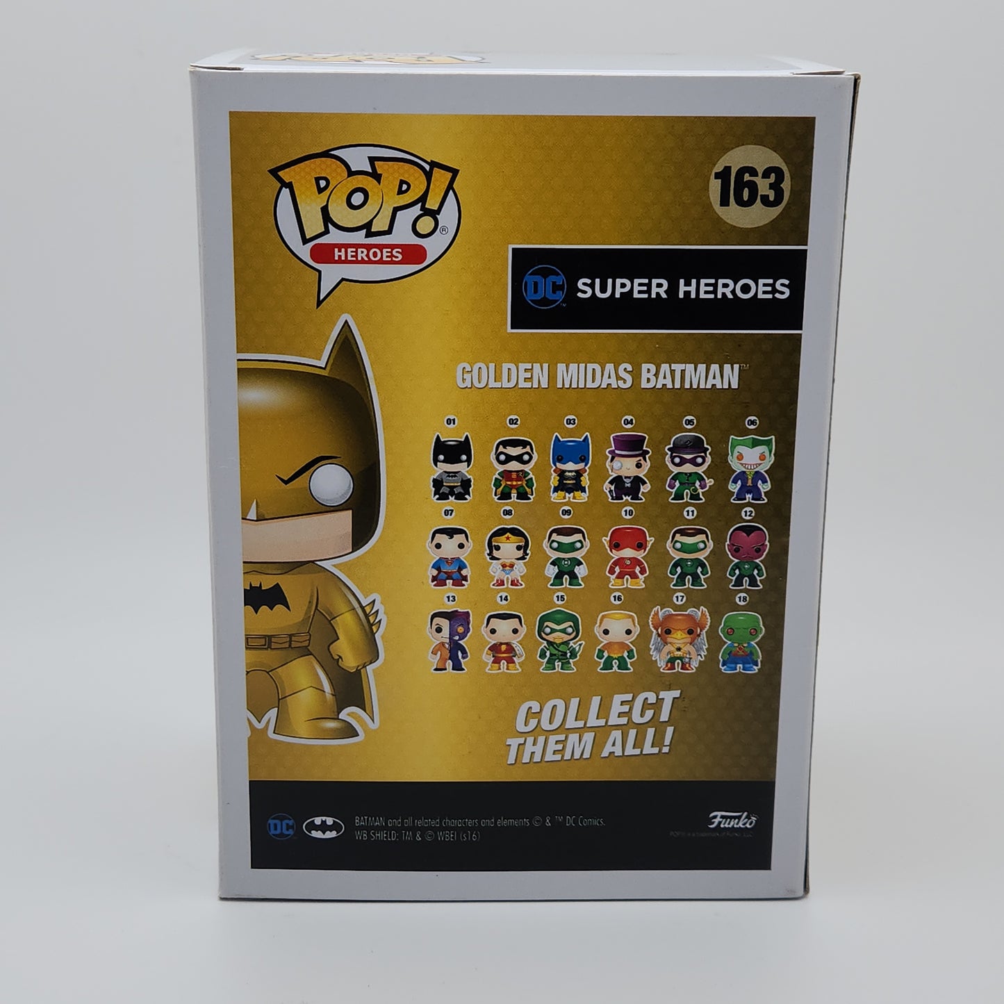 Funko Pop! Heroes- DC Super Heroes: Golden Midas Batman