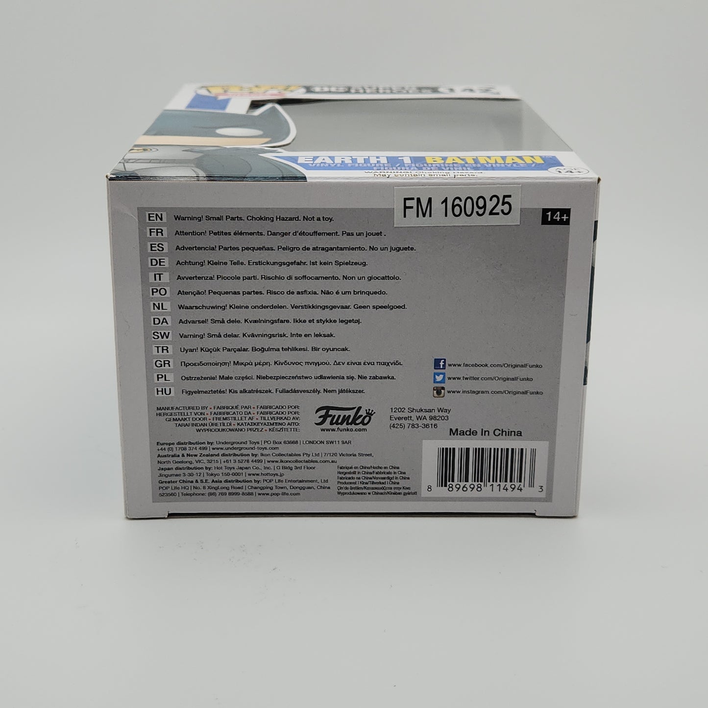 Funko Pop! Heroes- DC Super Heroes: Earth 1 Batman