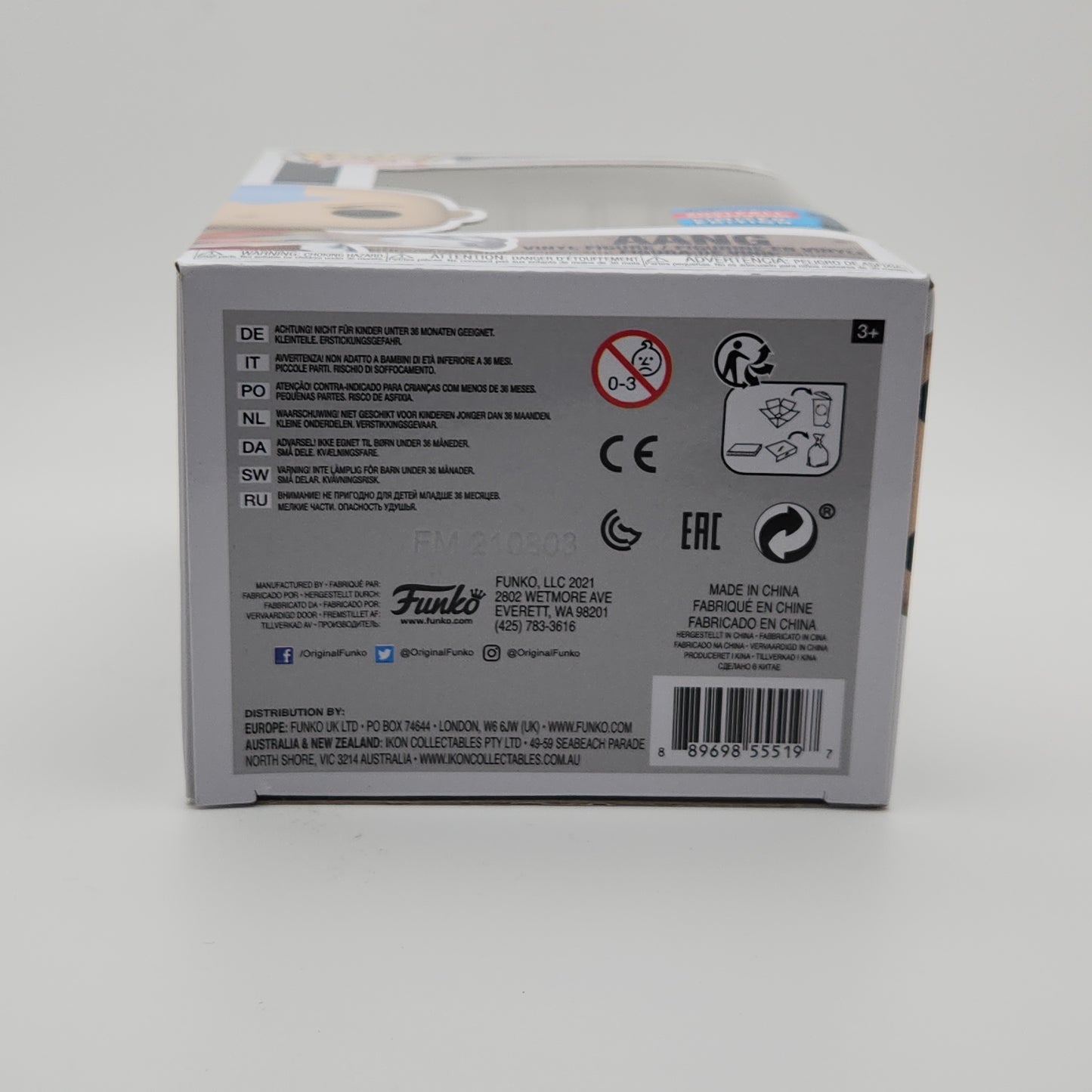 Funko Pop! Animation- Avatar the Last Airbender: Aang (Air Bending)