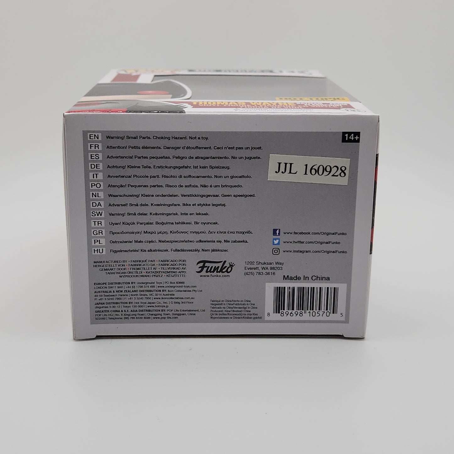 Funko Pop! Heroes- DC Super Heroes: Thomas Wayne (Batman from Flashpoint)