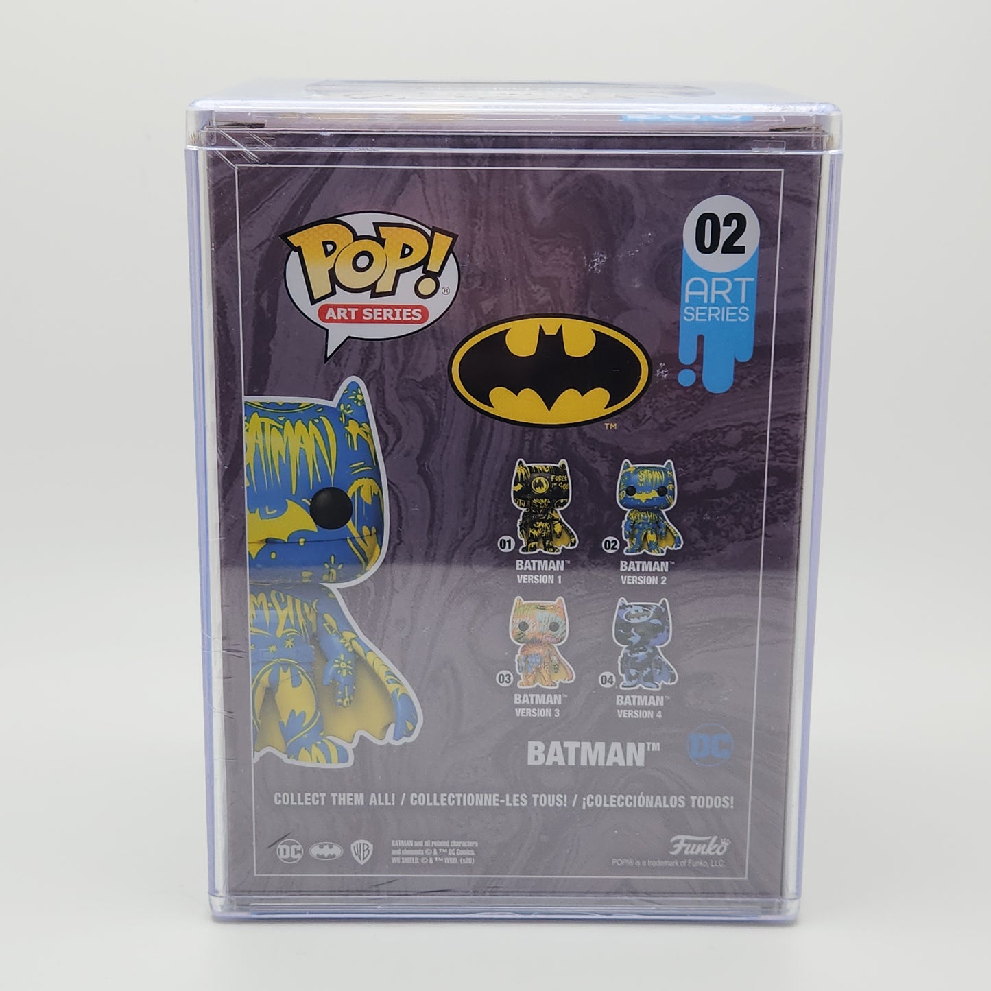Funko Pop! Artist Series- Batman: Batman (Blue/Yellow)