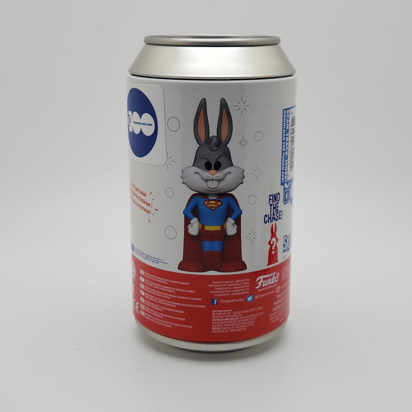 Funko Soda! Television- Looney Tunes: Bugs Bunny as Superman (Flocked Chase)