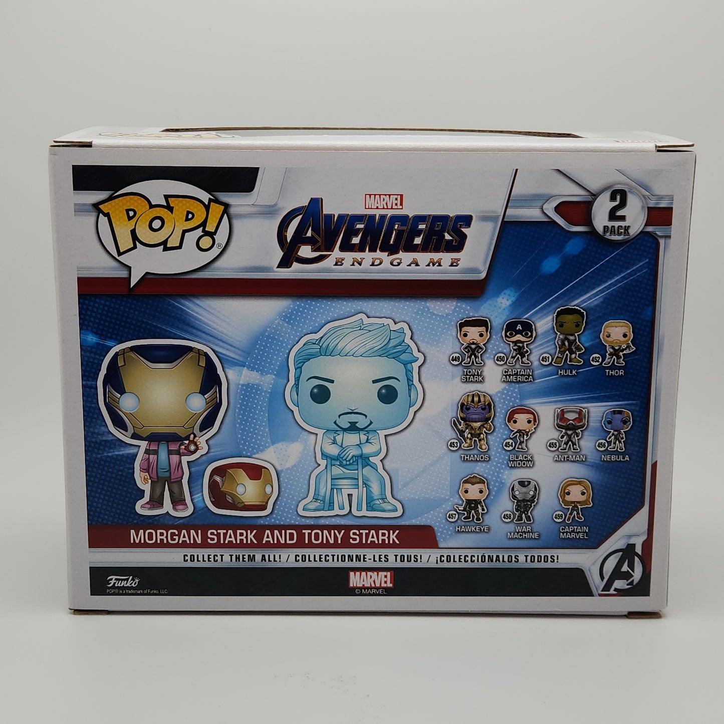 Funko Pop! Marvel- Avengers Endgame: Morgan Stark & Tony Stark (2pk)