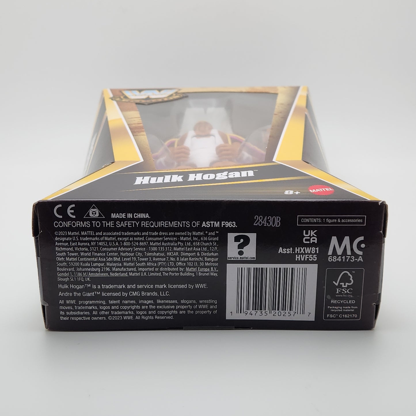 WWE Elite Collection Series- WWF Legends- Hulk Hogan with Cape