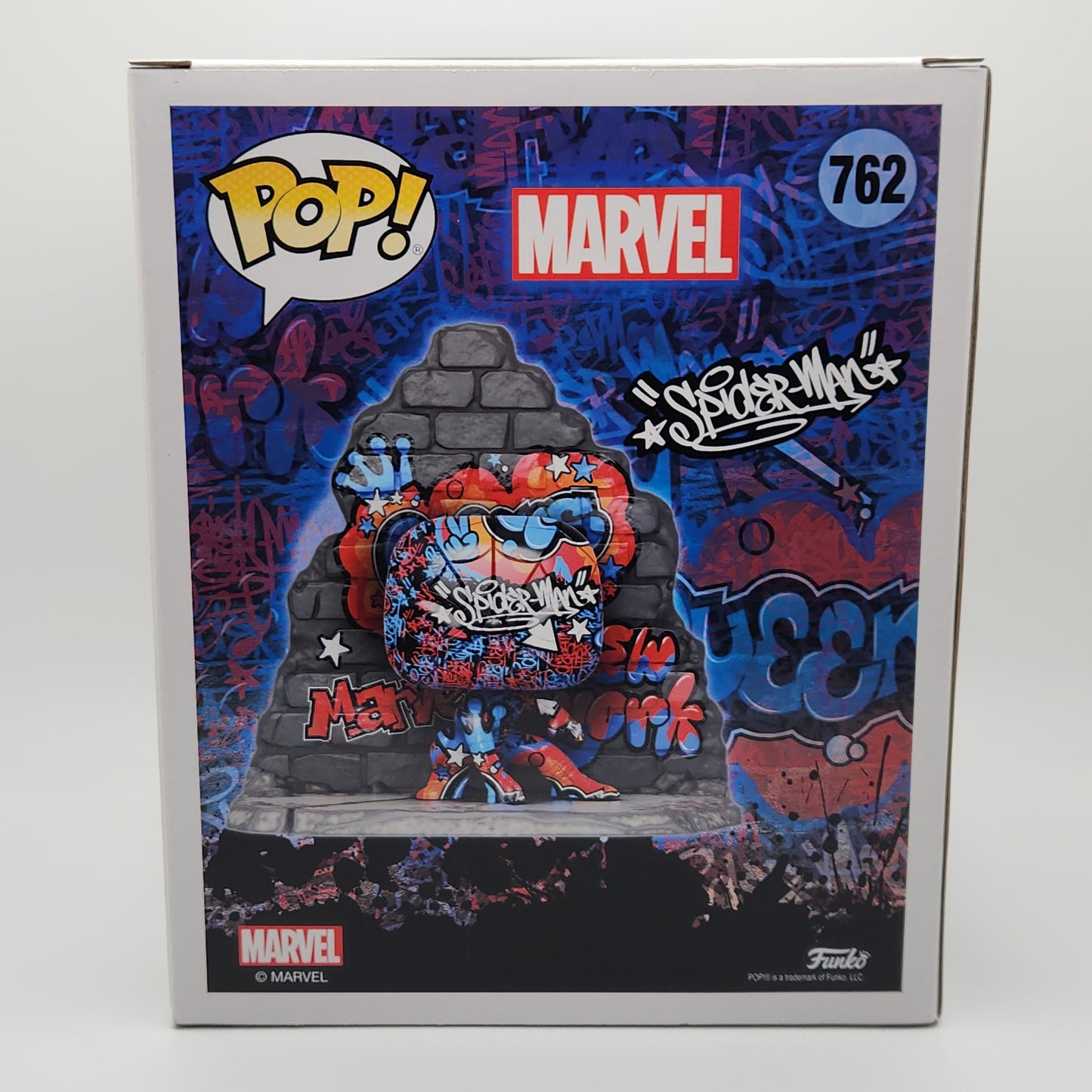 Funko Pop! Marvel- Deluxe Street Art: Spider-Man