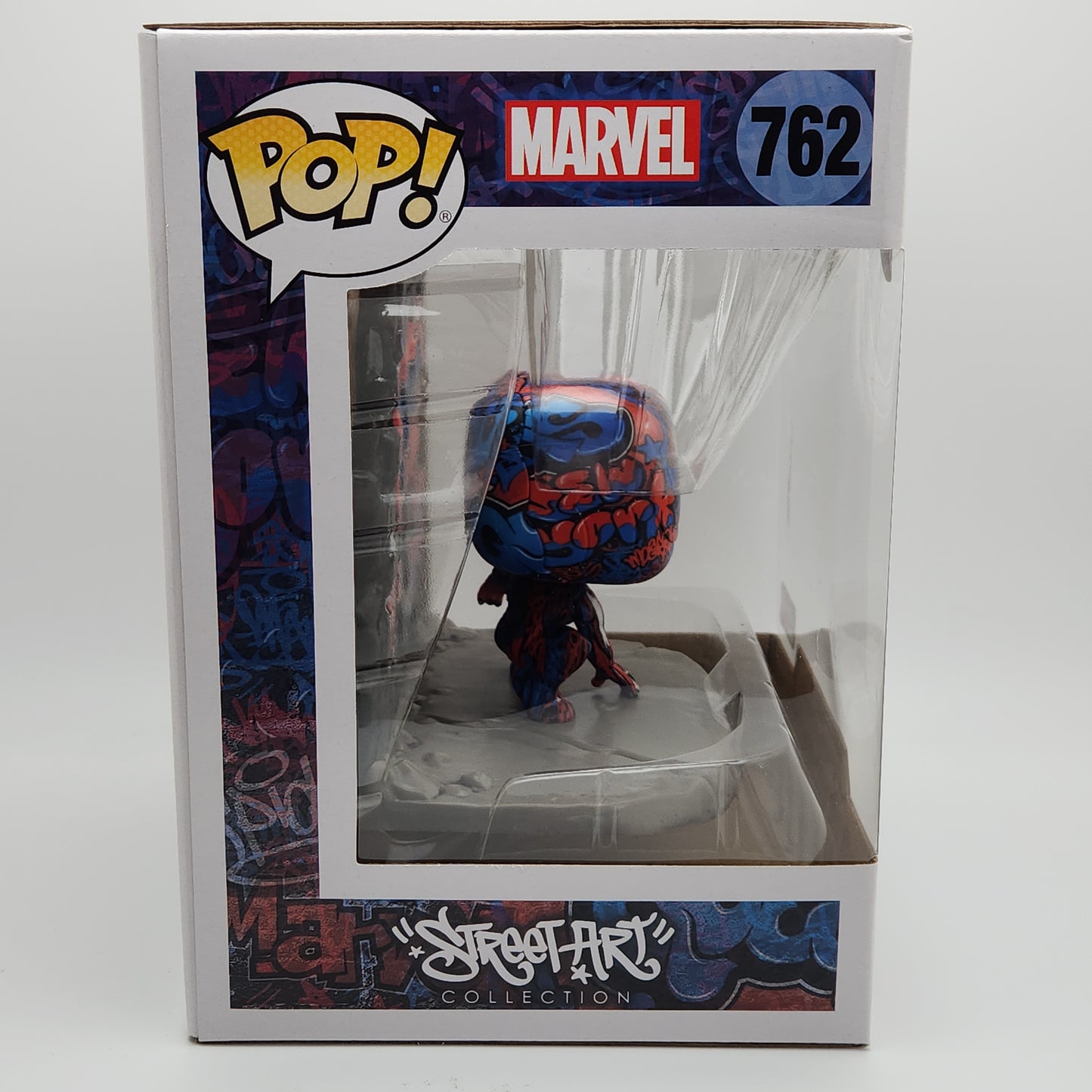 Funko Pop! Marvel- Deluxe Street Art: Spider-Man