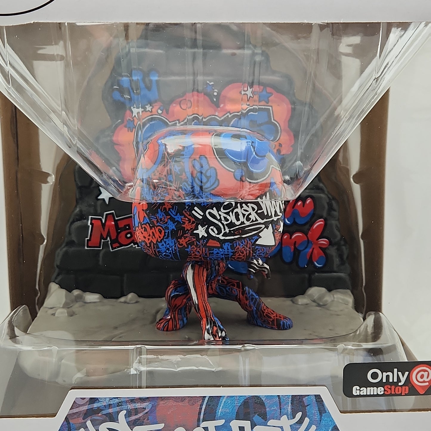 Funko Pop! Marvel- Deluxe Street Art: Spider-Man