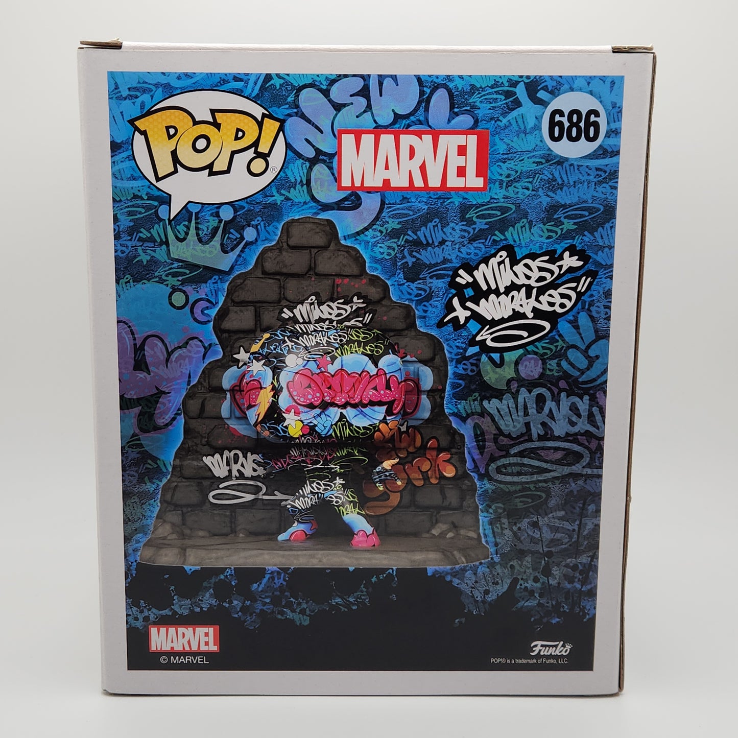 Funko Pop! Marvel- Deluxe Street Art: Miles Morales