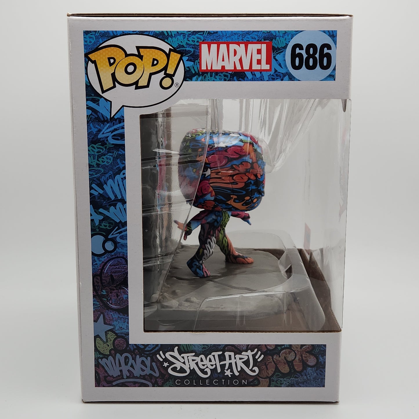 Funko Pop! Marvel- Deluxe Street Art: Miles Morales