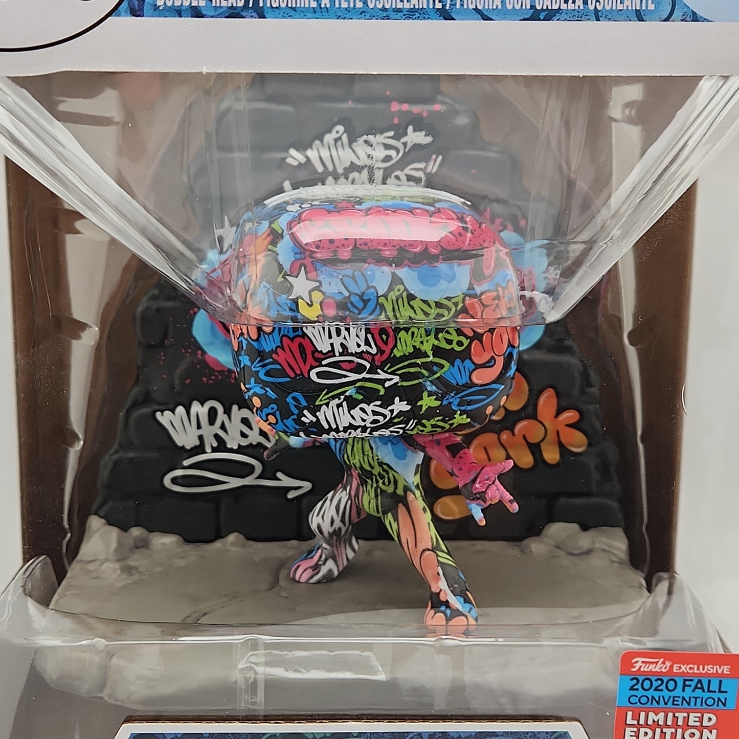 Funko Pop! Marvel- Deluxe Street Art: Miles Morales