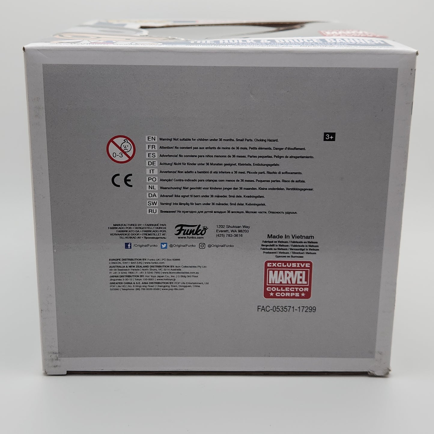 Funko Pop! Deluxe- Marvel: The Hulk- The Hulk & Bruce Banner