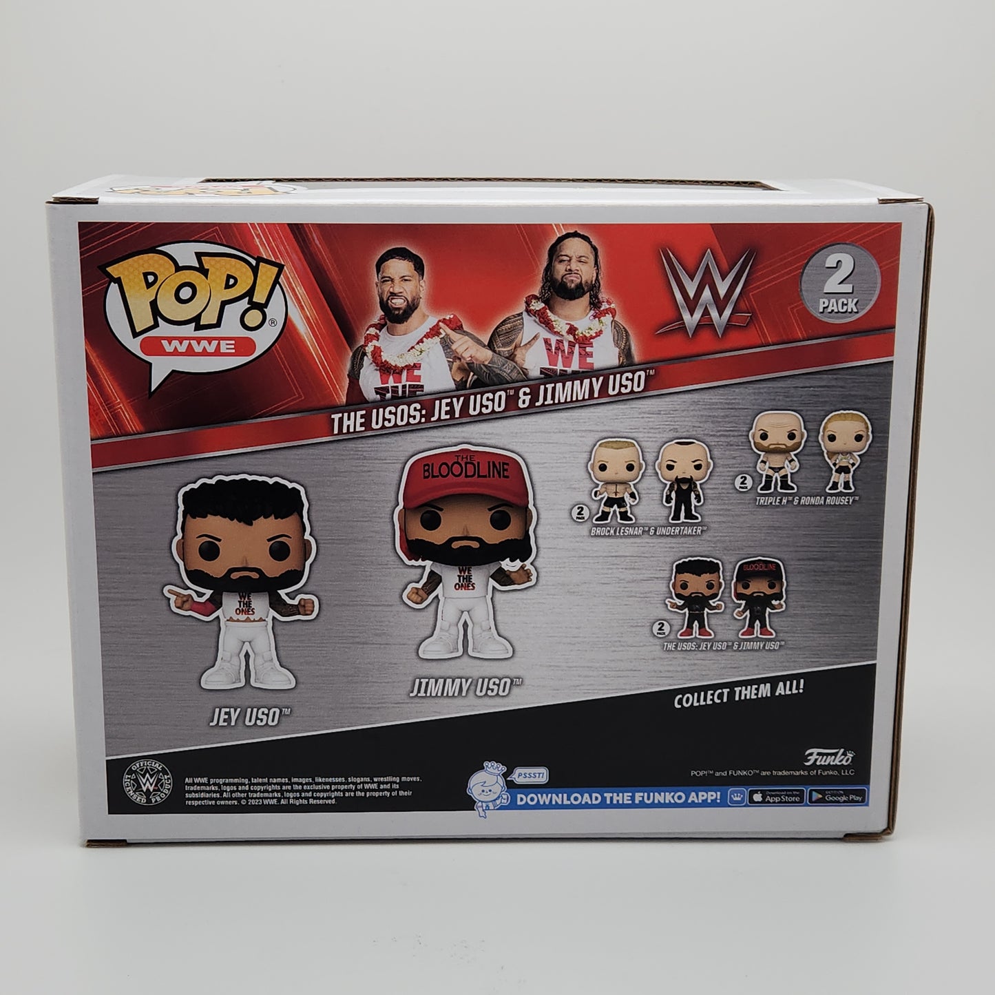 Funko Pop! WWE- The Usos: Jey Uso & Jimmy Uso 2pk (The Bloodline)