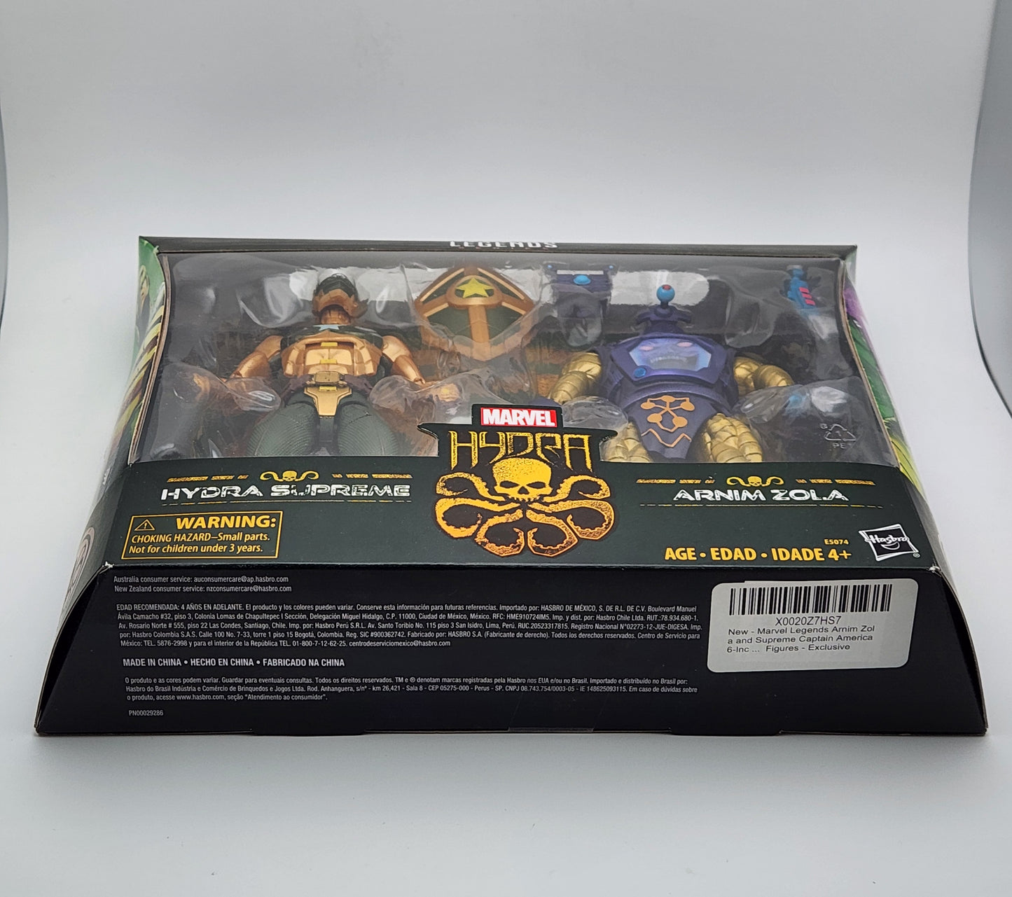 Marvel Legends Series Collection- Supreme Hero Captain America (Hydra Supreme) & Arnim Zola (2-pack)