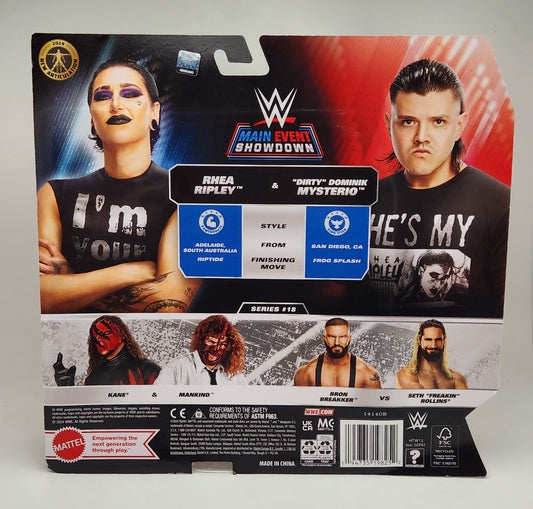 WWE Main Event Showdown- Rhea Ripley & Dominik Mysterio (2pk)