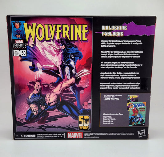 Marvel Legends Series Collection- Wolverine & Psylocke (2-pack)