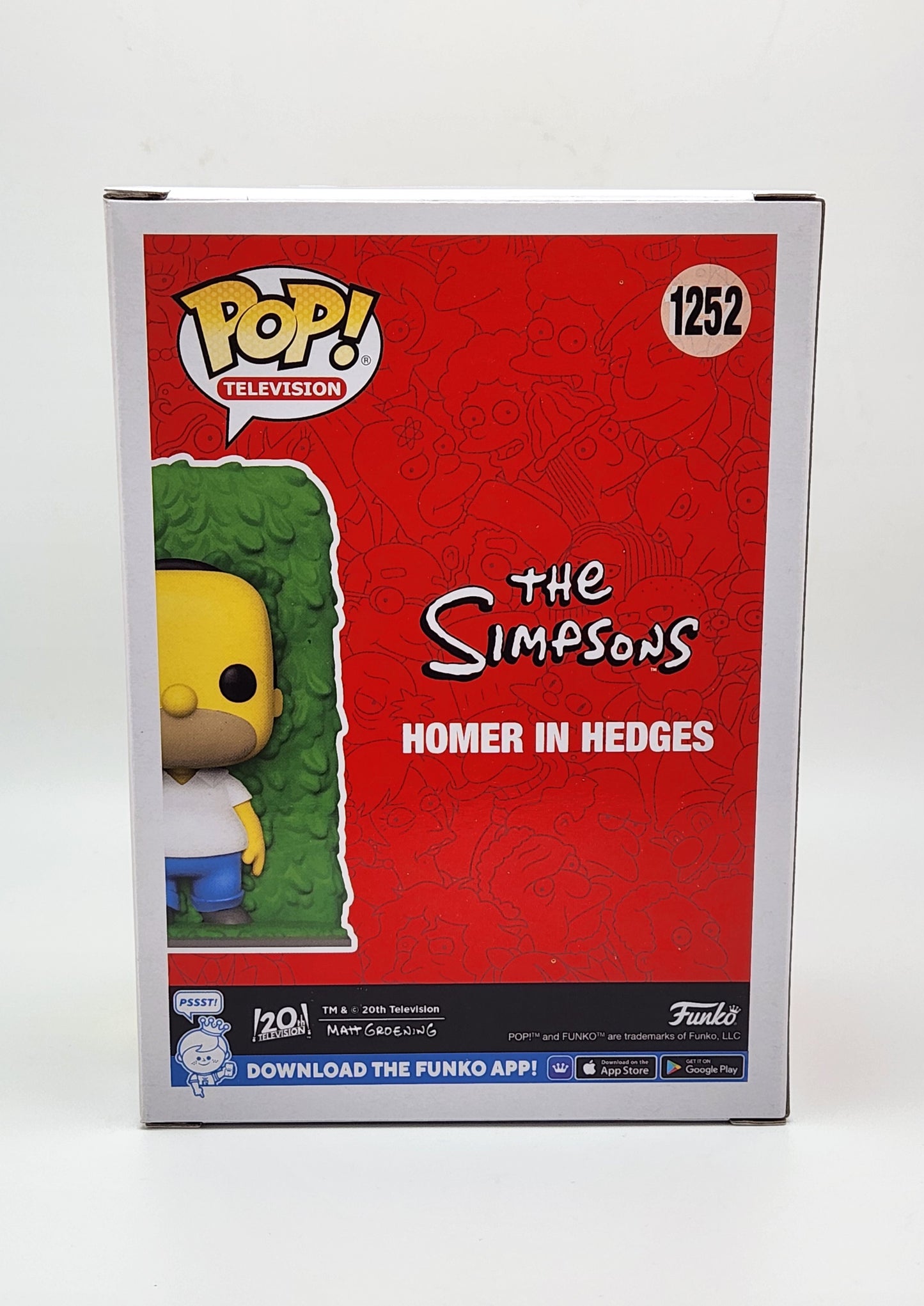 Funko Pop! Television- The Simpsons- Homer in Hedges