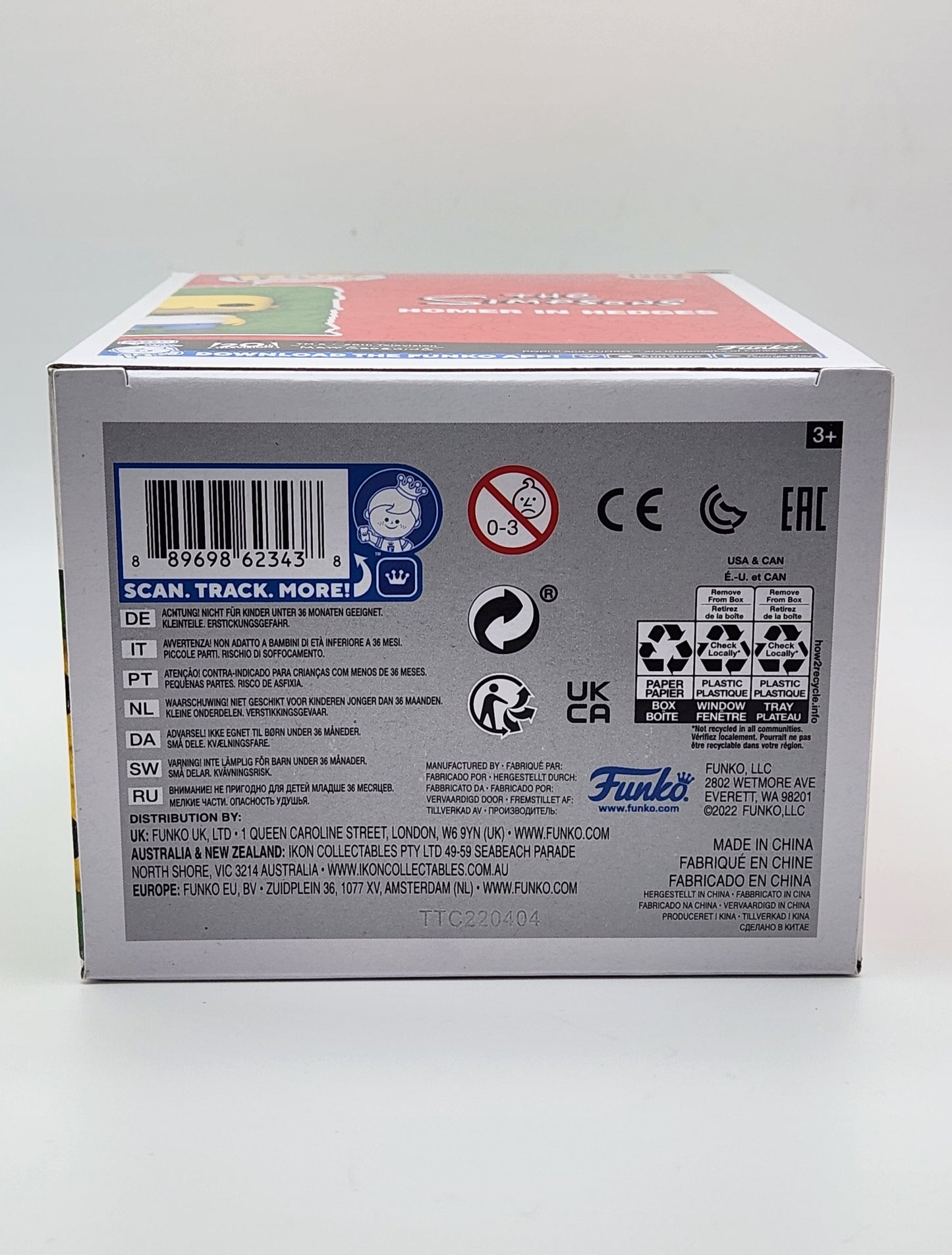 Funko Pop! Television- The Simpsons- Homer in Hedges