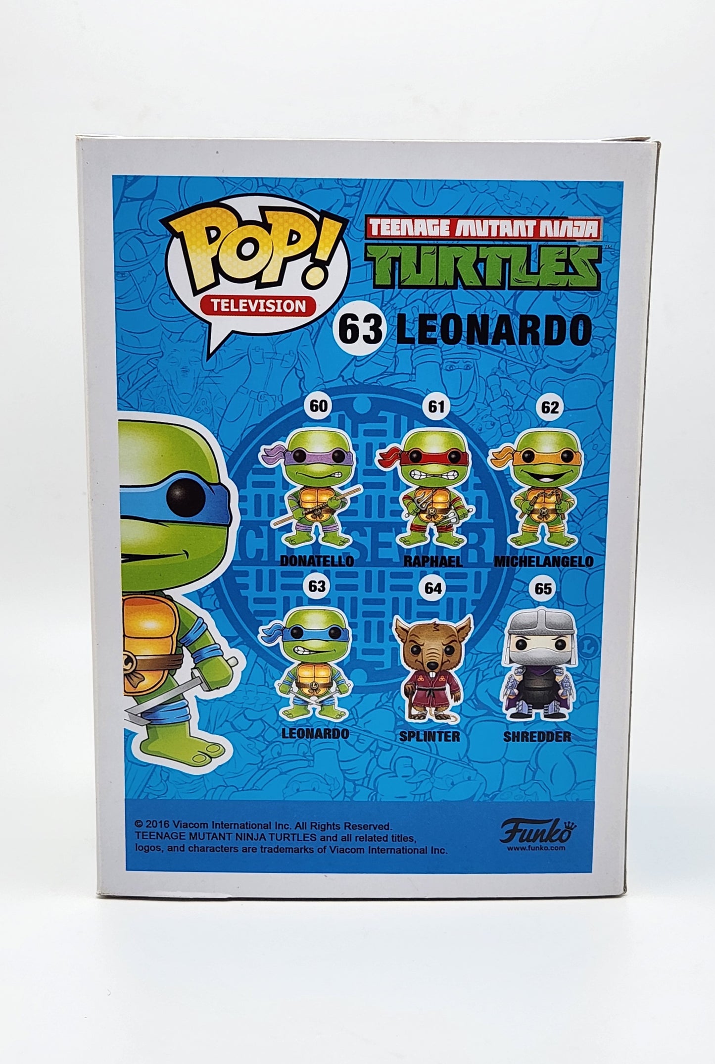 Funko Pop! Television- Teenage Mutant Ninja Turtles: Leonardo (Greyscale)