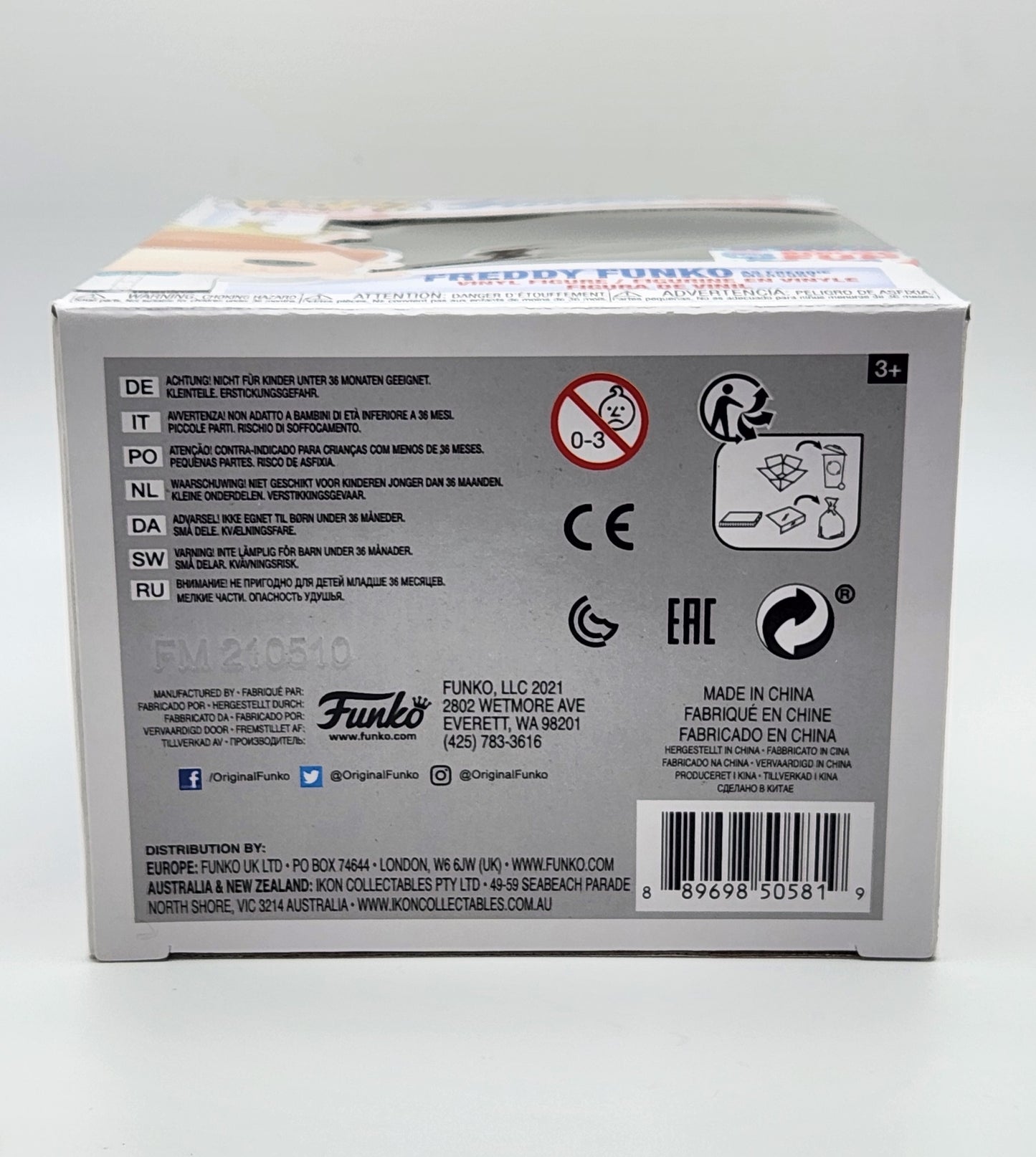 Funko Pop! SE- Fundays Games 2021- Freddy Funko as Freddie Mercury (Metallic)