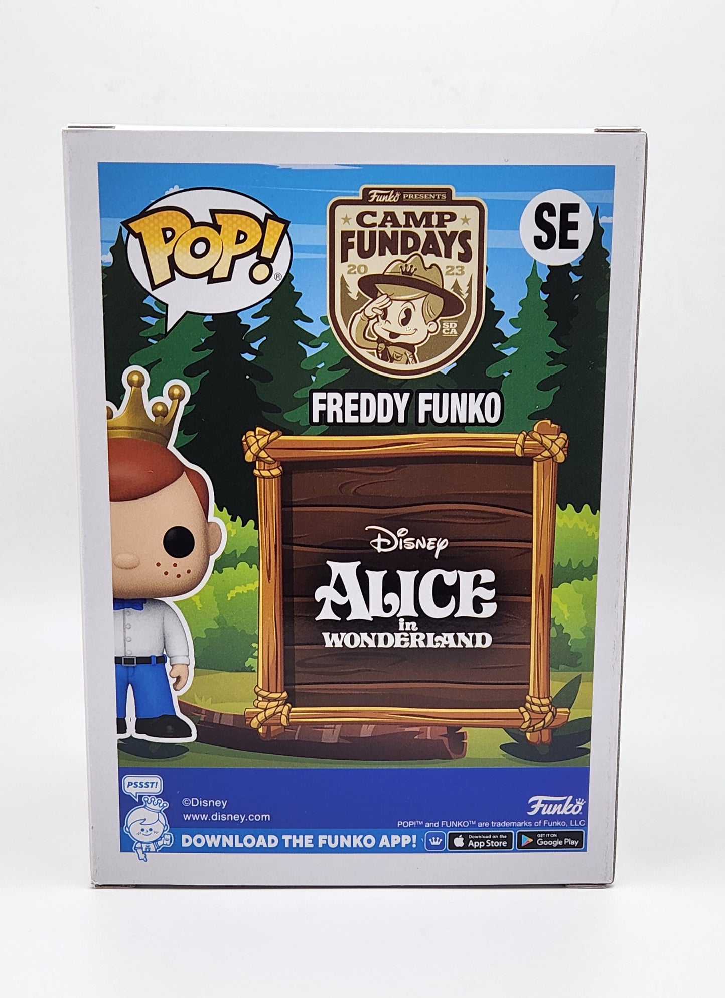 Funko Pop! SE- Camp Fundays 2023- Freddy Funko As Mad Hatter (GITD)