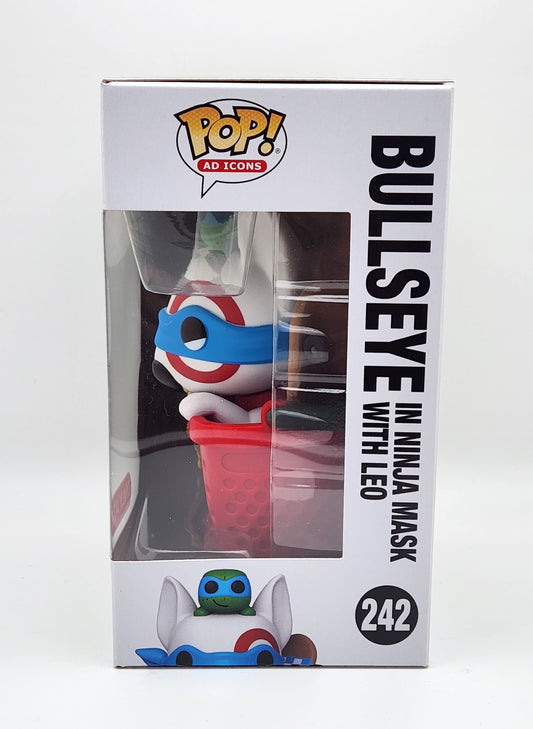 Funko Pop! Ad Icons- Teenage Mutant Ninja Turtles: Bullseye in Ninja Mask with Leo