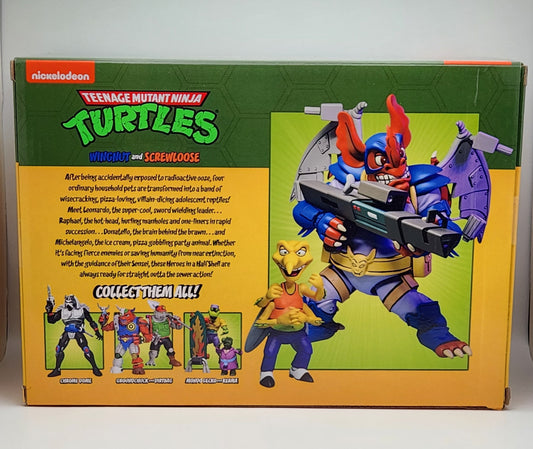 Teenage Mutant Ninja Turtles- Wingnut and Screwloose 2pk (Cartoon) NECA
