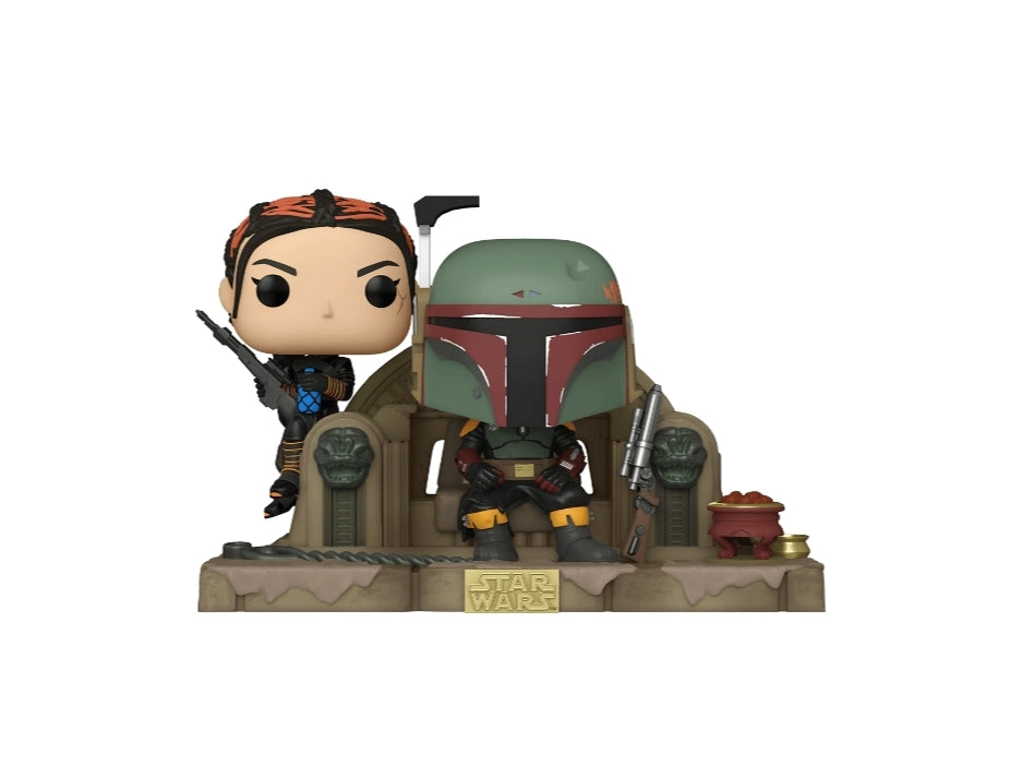 Funko Pop! Television- Star Wars: Boba Fett & Fennec on Throne