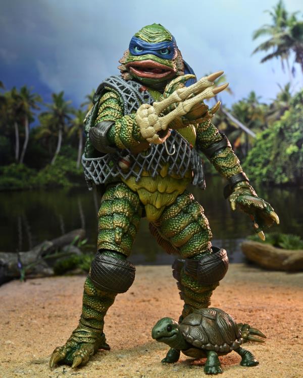Teenage Mutant Ninja Turtles x Universal Monsters- Leonardo as Creature from the Black Lagoon (NECA)
