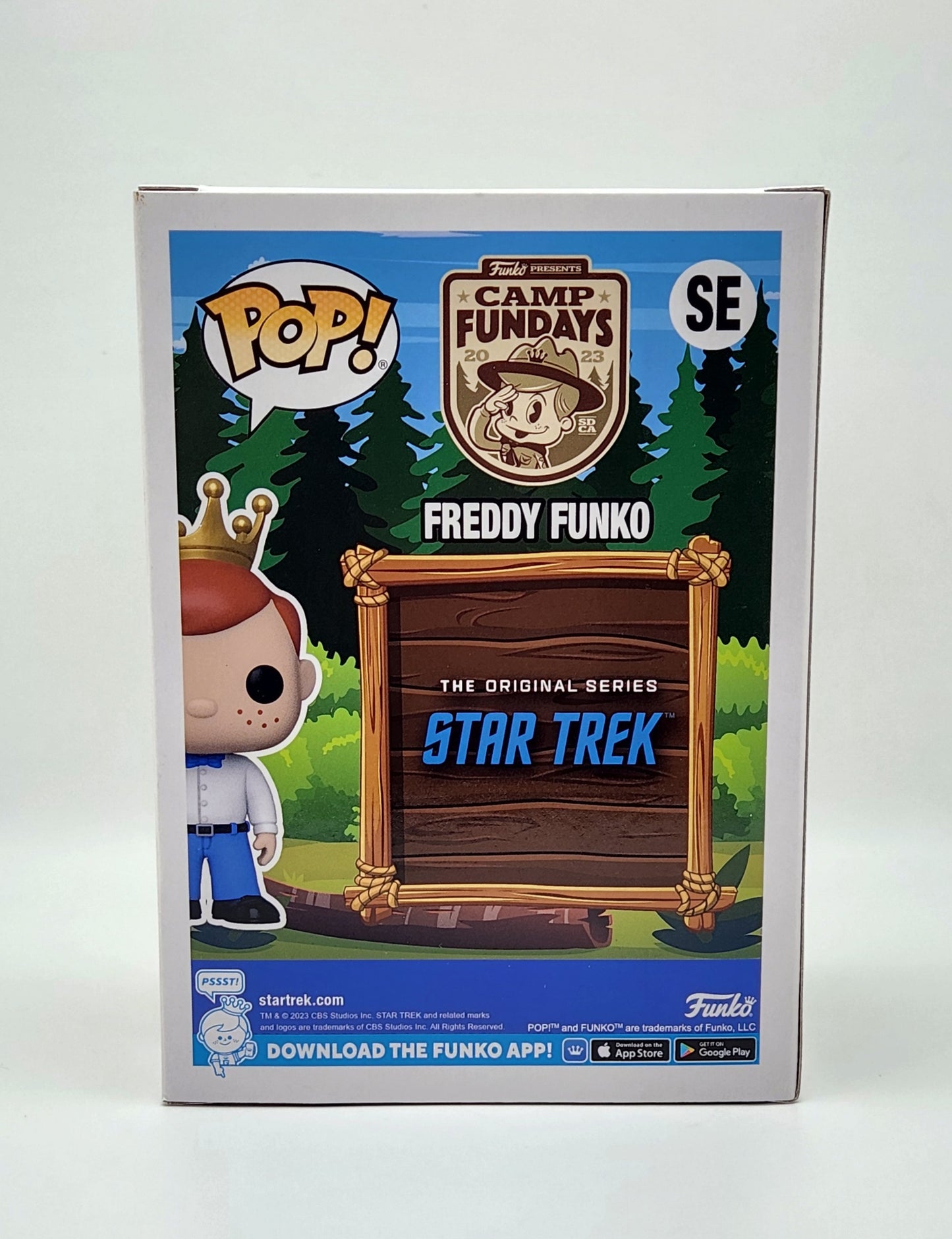 Funko Pop! SE- 2023 Camp Fundays- Freddy Funko as Spock with Cat